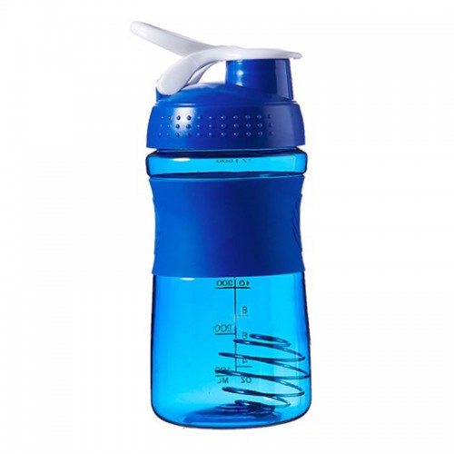 16.9 oz customized logo sports plastic shaker bottles, protein shaker cup with stainless steel ball