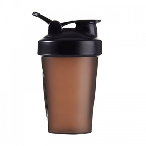 13.5oz customized logo sports plastic shaker bottle, shaker cup with Handle