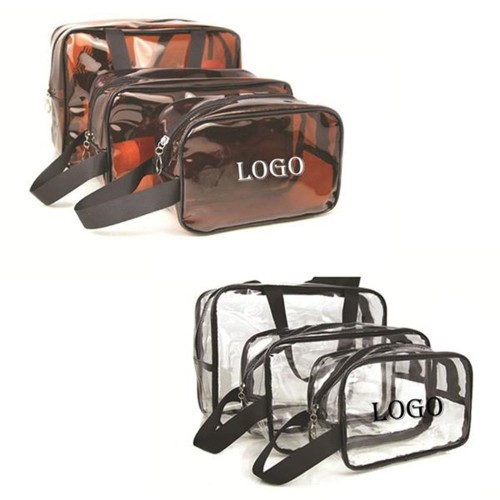 Clear PVC CosmeticS Bag with Zipper