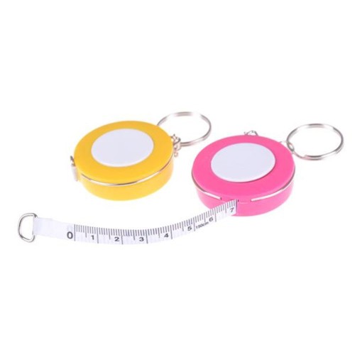 Etc Weight Loss HHOSBFSS 1m with Keychain Plastic Portable Retractable Ruler Mini Tape Measure for Body Measurement 