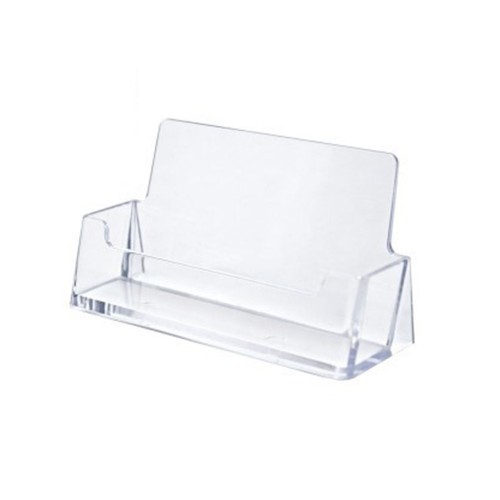 Clear Horizontal Business Card Holder