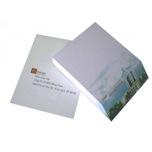 3D Beveled Note Pad 