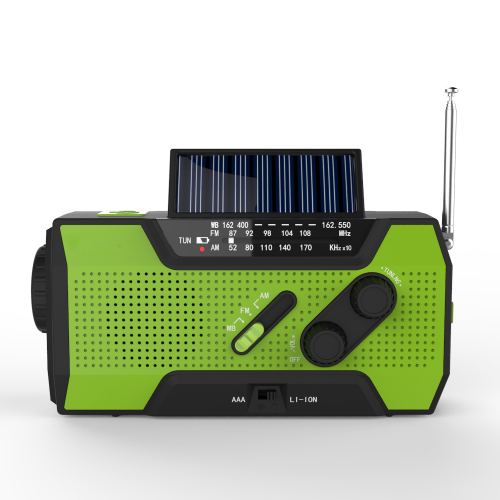 Survival Solar Emergency Flashlight Crank Radio