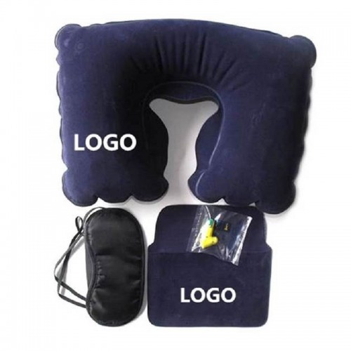 Pillow Ear Plug and Eye Mask Travel Set